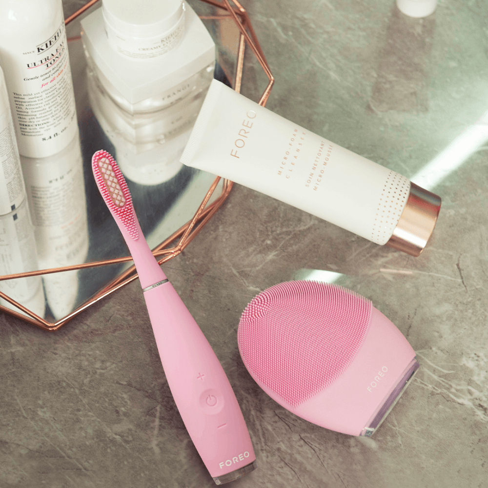 แปรงสีฟันซิลิโคนไฟฟ้า FOREO ISSA 3 Pearl Pink
